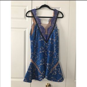 Three floor mini dress. Sold out everywhere